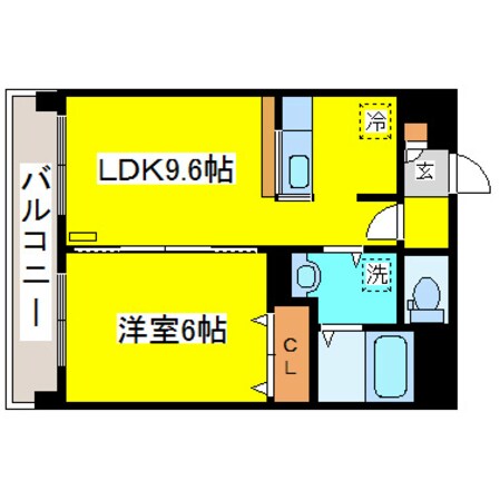 元町駅 徒歩1分 2階の物件間取画像